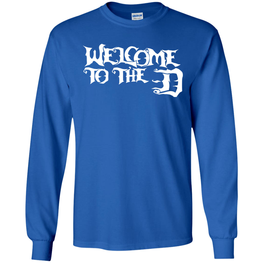 Welcome to the D White LS T-Shirt