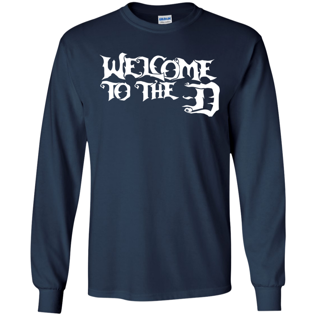 Welcome to the D White LS T-Shirt