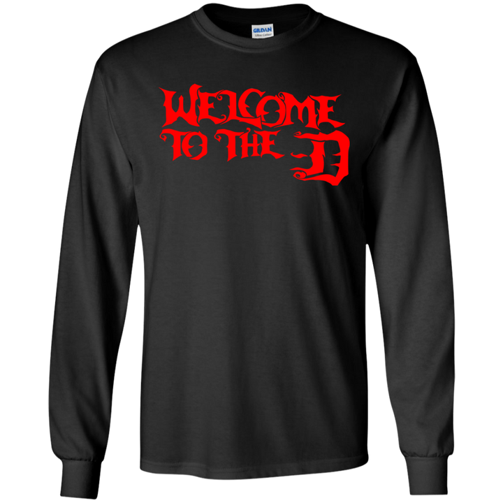 Welcome to the D Red LS T-Shirt