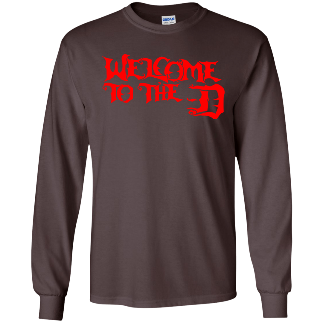 Welcome to the D Red LS T-Shirt