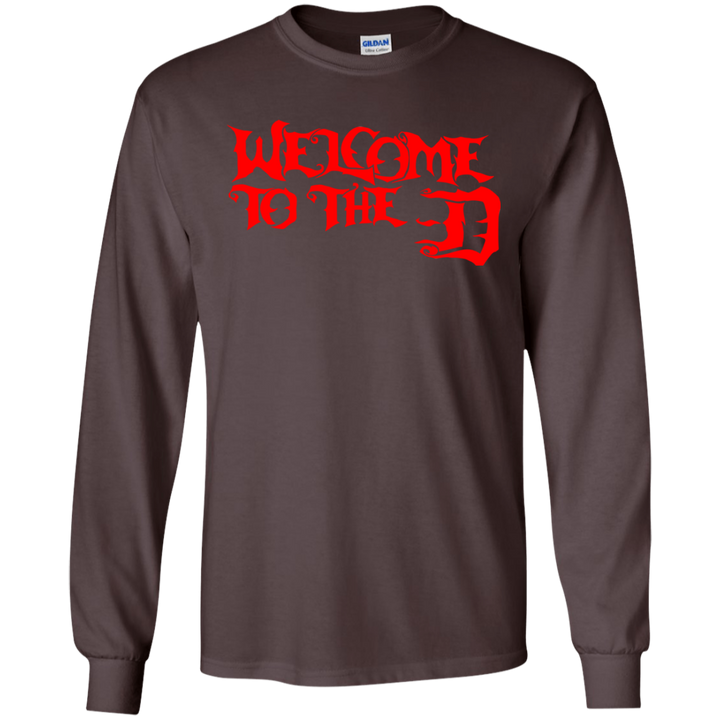 Welcome to the D Red LS T-Shirt