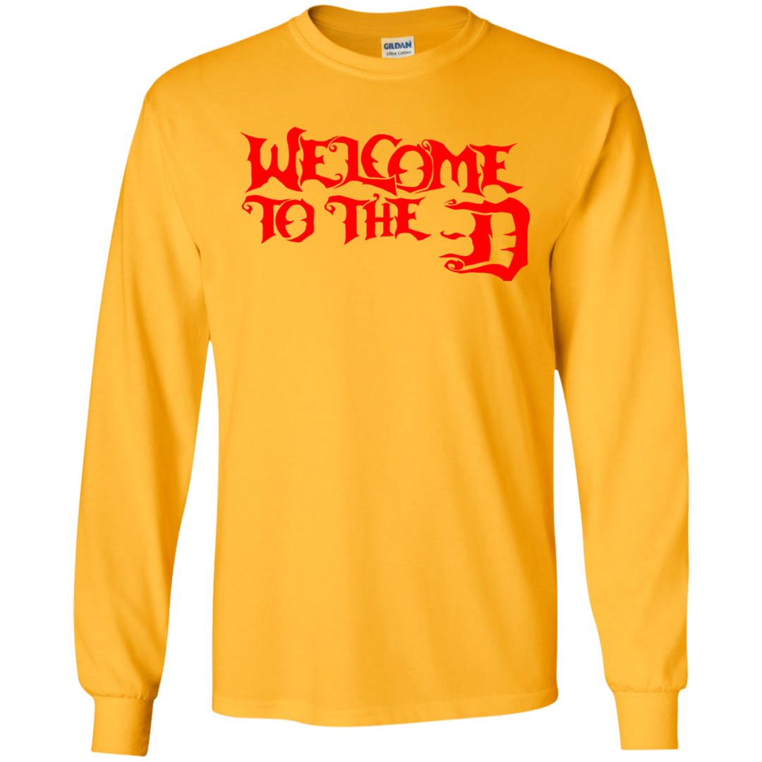 Welcome to the D Red LS T-Shirt