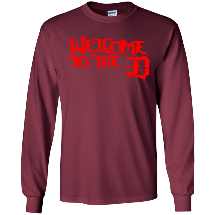 Welcome to the D Red LS T-Shirt