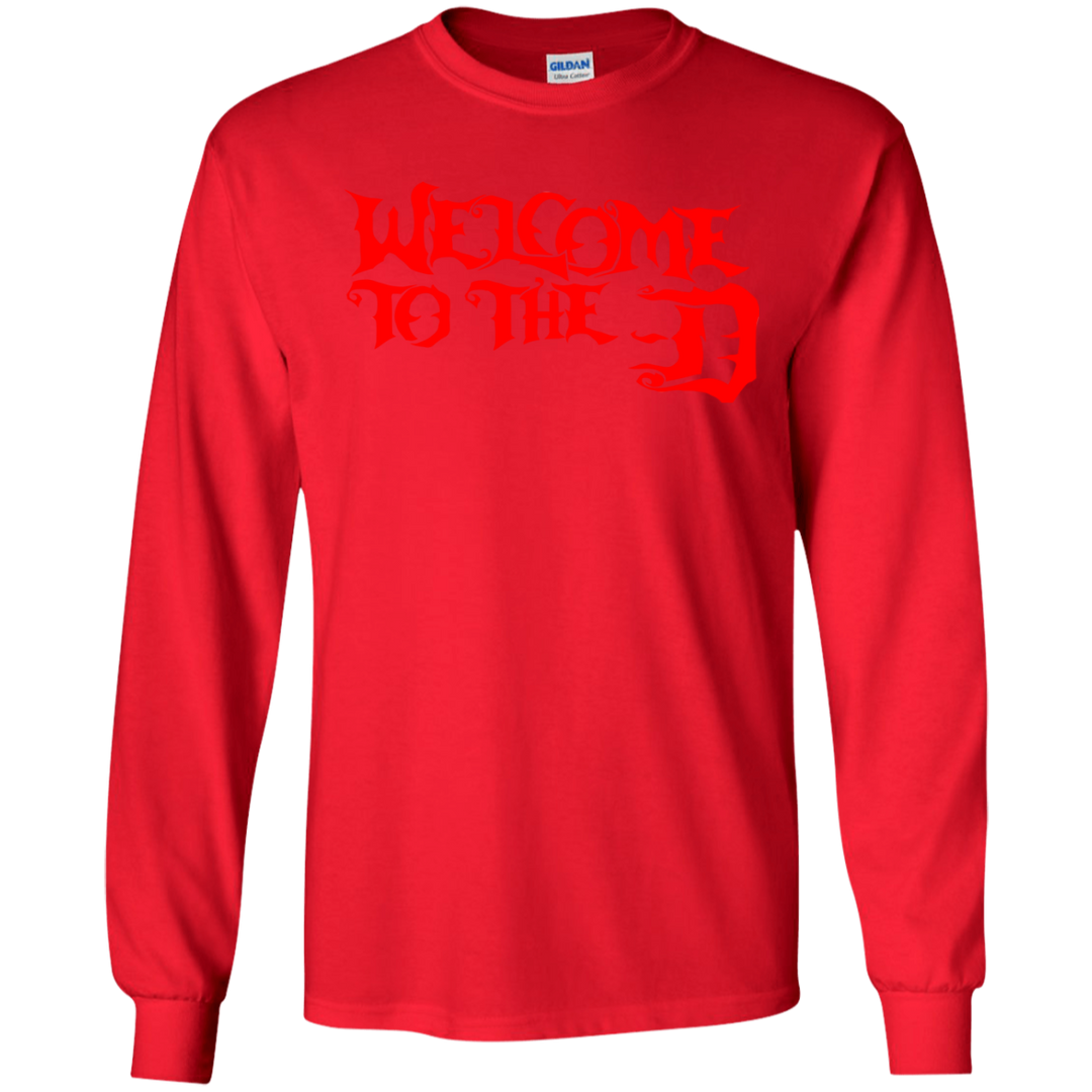 Welcome to the D Red LS T-Shirt