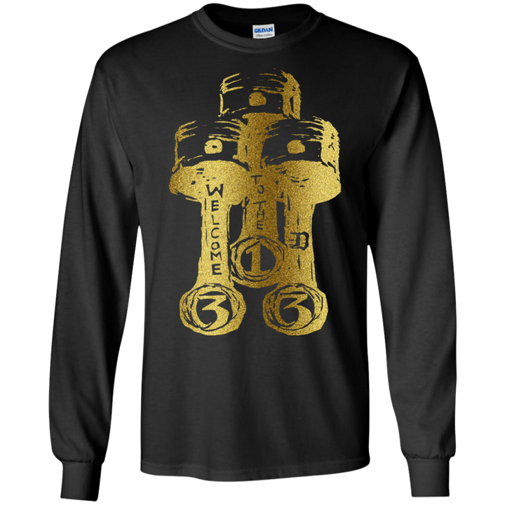 Pistons 313 Welcome to the D Gold LS T-Shirt