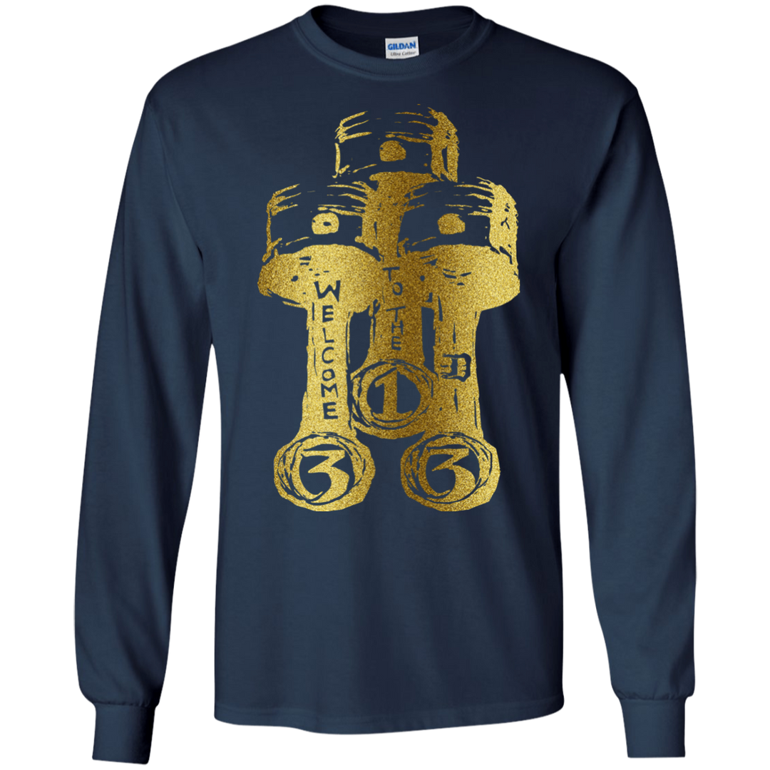 Pistons 313 Welcome to the D Gold LS T-Shirt