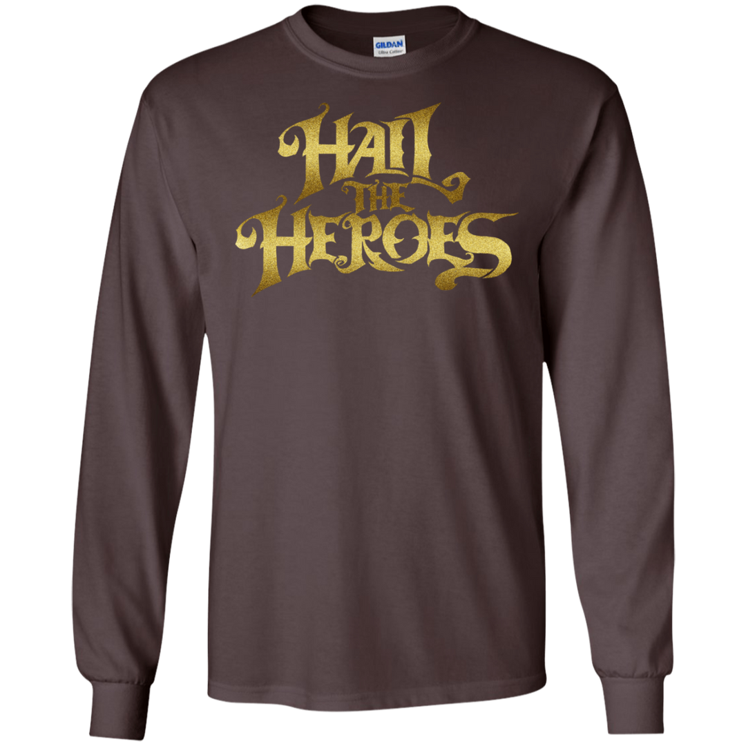 Hail the Heroes Stacked Gold LS T-Shirt