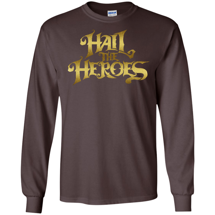 Hail the Heroes Stacked Gold LS T-Shirt