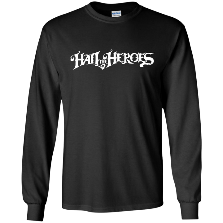 Hail the Heroes Long White LS T-Shirt