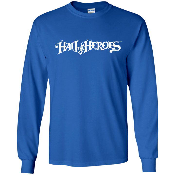 Hail the Heroes Long White LS T-Shirt