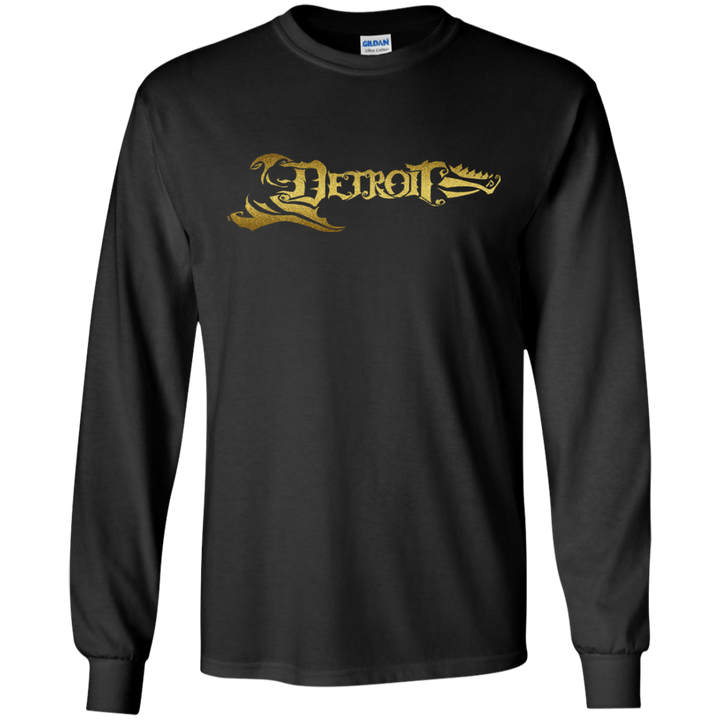 Detroit Guitar Gold LS T-Shirt