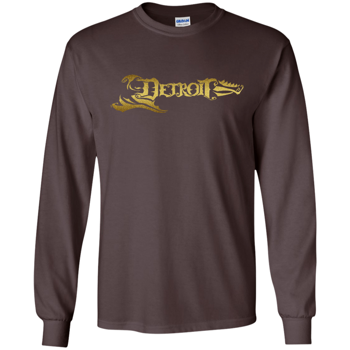 Detroit Guitar Gold LS T-Shirt