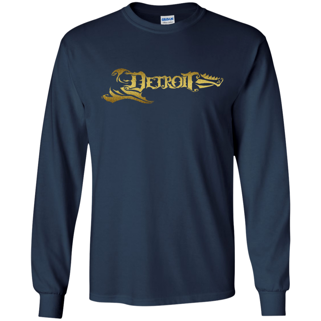 Detroit Guitar Gold LS T-Shirt