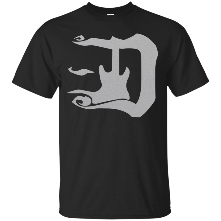 Guitar D Silver T-Shirt