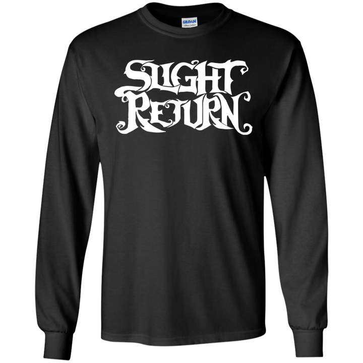 Slight Return Logo White LS T-Shirt