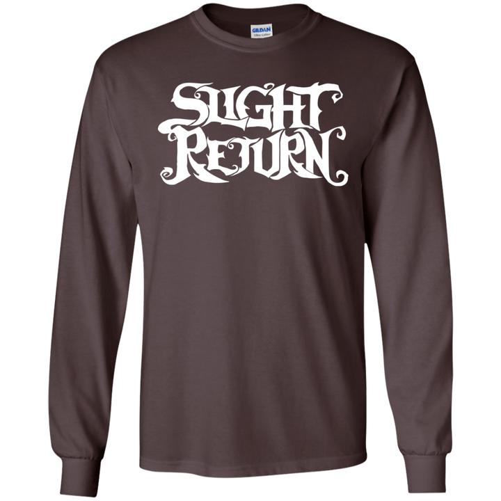 Slight Return Logo White LS T-Shirt