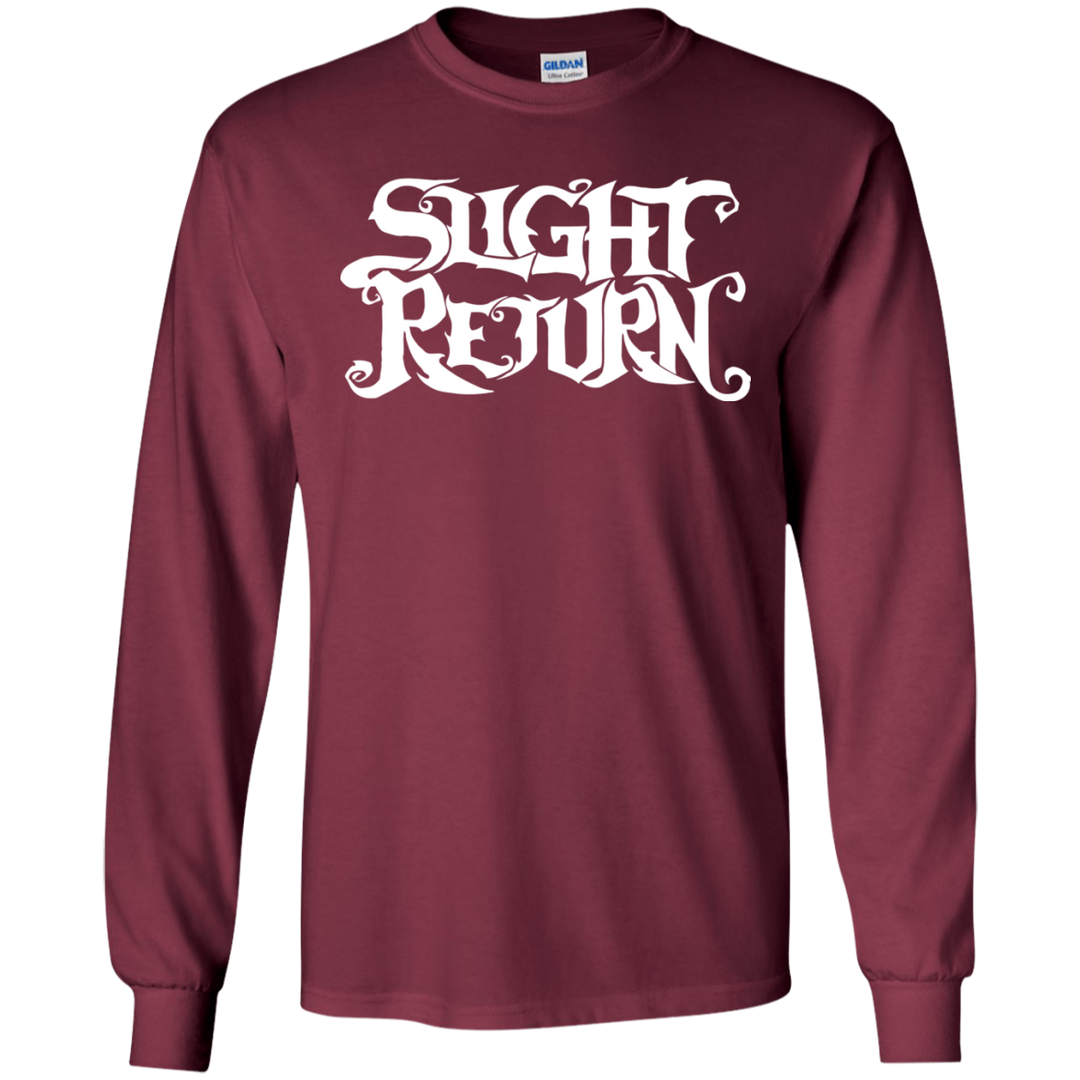 Slight Return Logo White LS T-Shirt