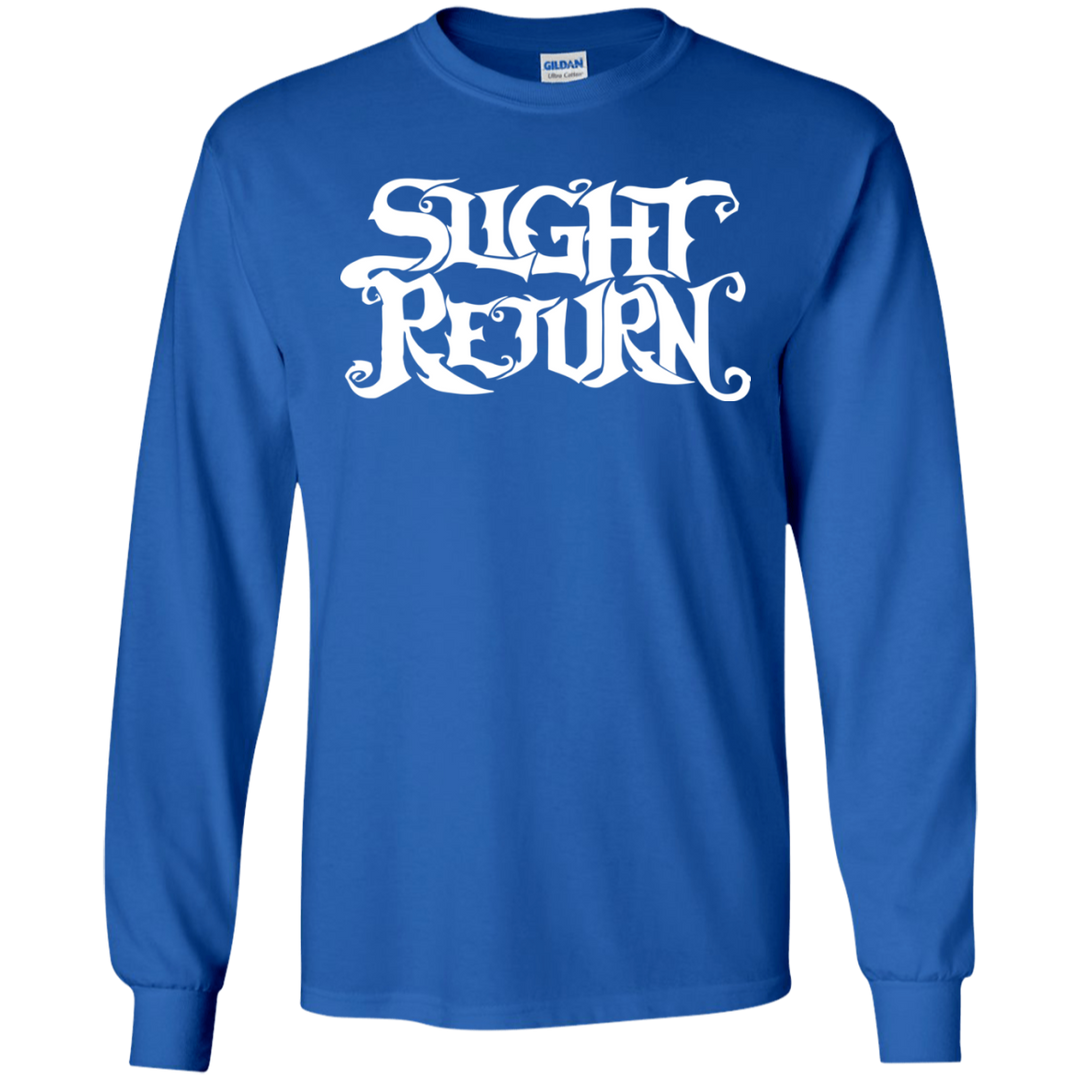 Slight Return Logo White LS T-Shirt