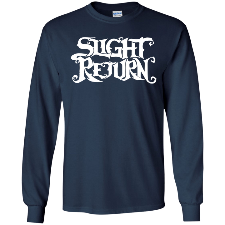 Slight Return Logo White LS T-Shirt