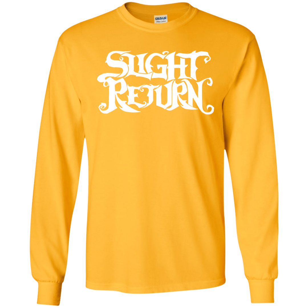 Slight Return Logo White LS T-Shirt