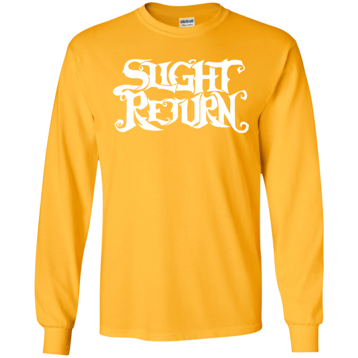 Slight Return Logo White LS T-Shirt