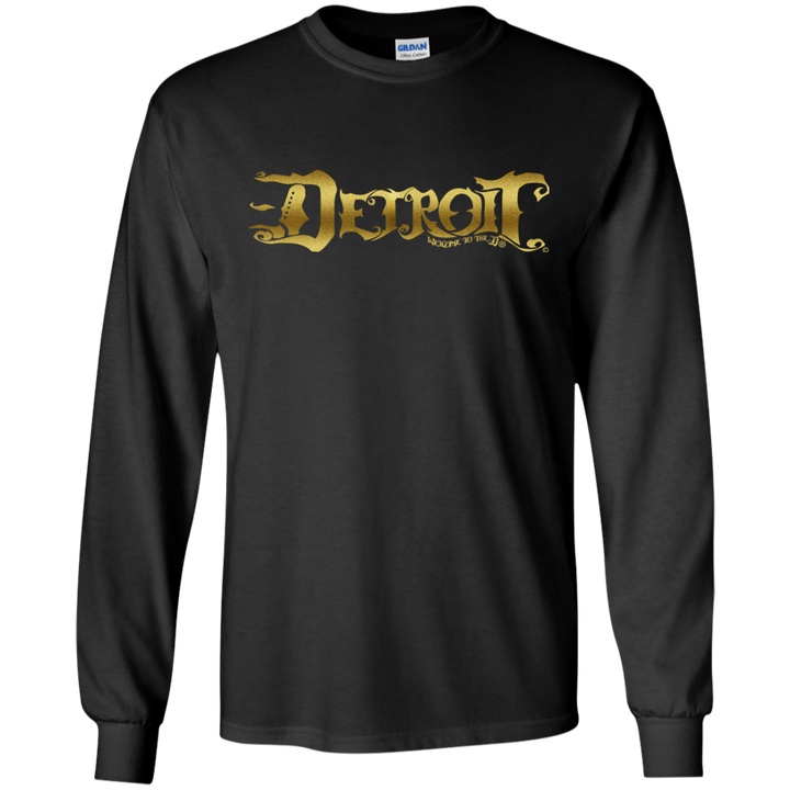 Detroit Guitar Top D Gold LS T-Shirt