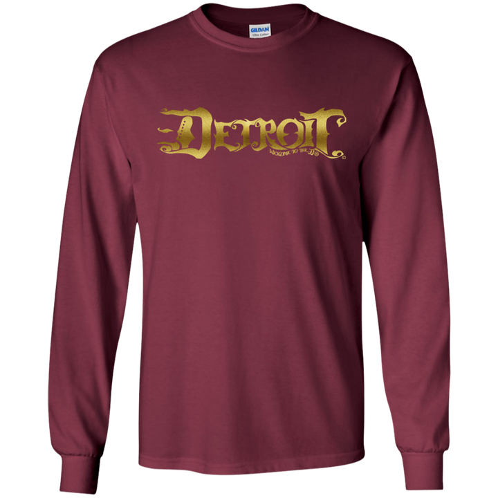 Detroit Guitar Top D Gold LS T-Shirt