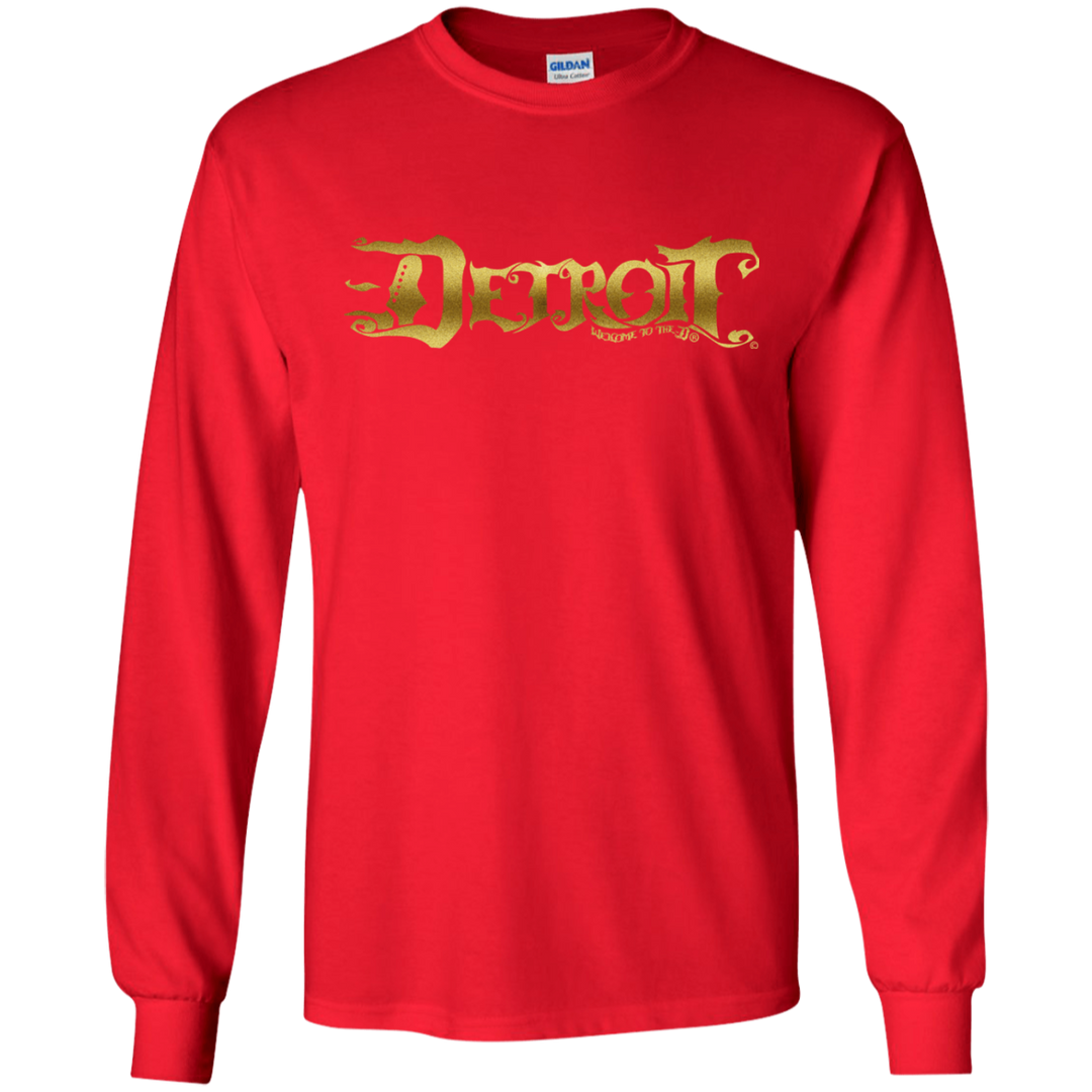 Detroit Guitar Top D Gold LS T-Shirt