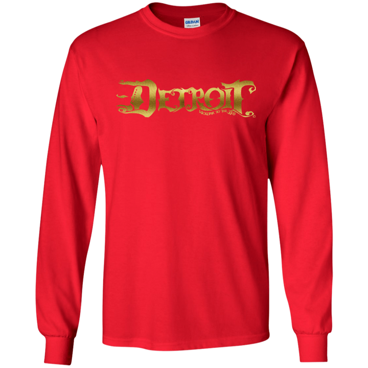 Detroit Guitar Top D Gold LS T-Shirt