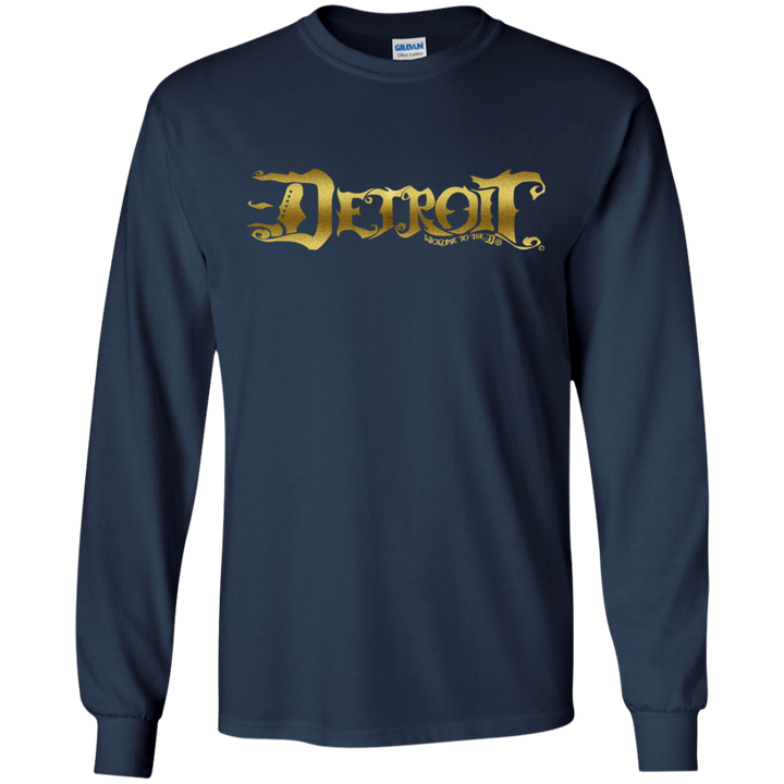 Detroit Guitar Top D Gold LS T-Shirt