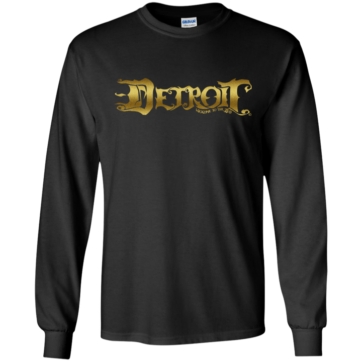 Detroit Note D Gold LS T-Shirt