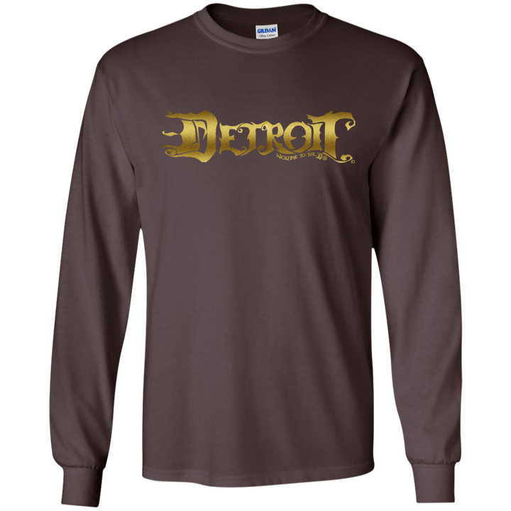 Detroit Note D Gold LS T-Shirt