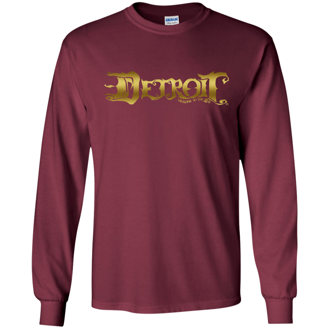 Detroit Note D Gold LS T-Shirt