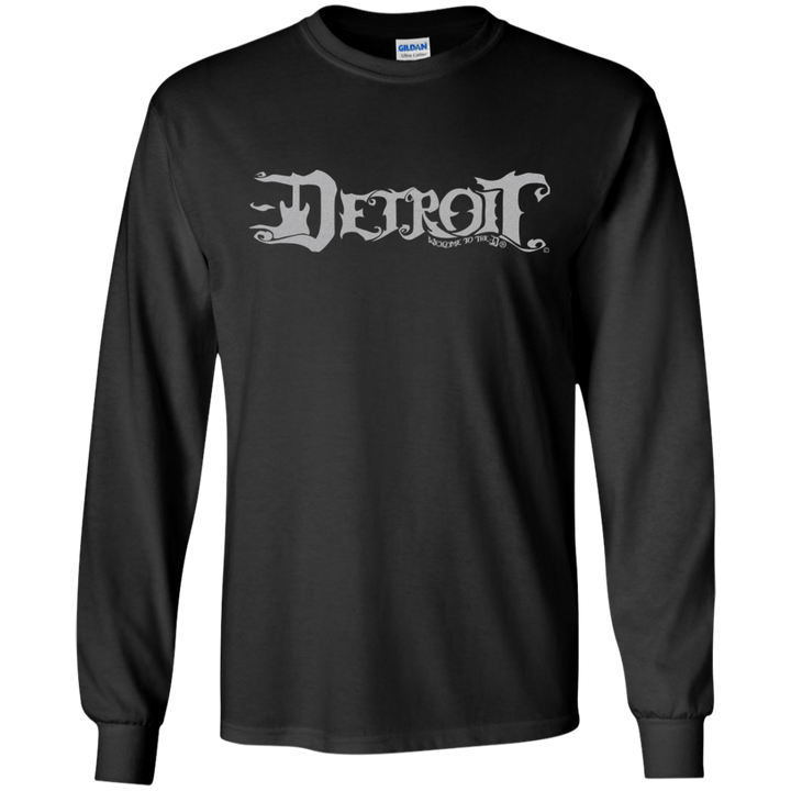 Detroit Guitar D Silver LS T-Shirt