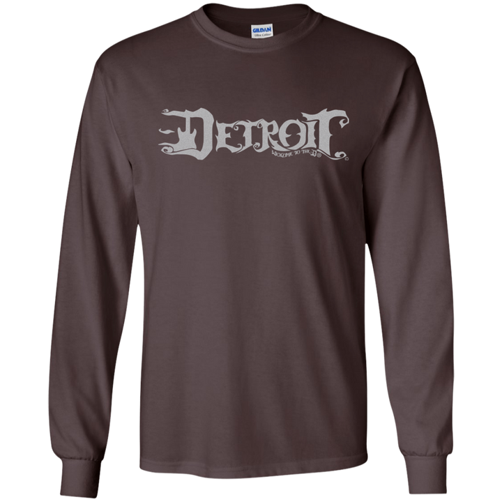 Detroit Guitar D Silver LS T-Shirt