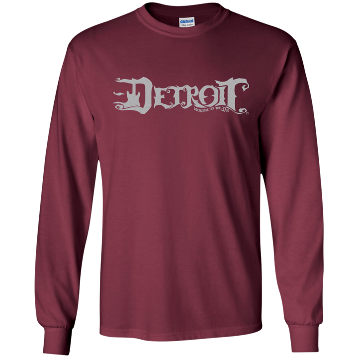 Detroit Guitar D Silver LS T-Shirt