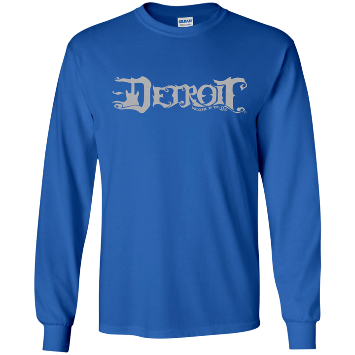 Detroit Guitar D Silver LS T-Shirt