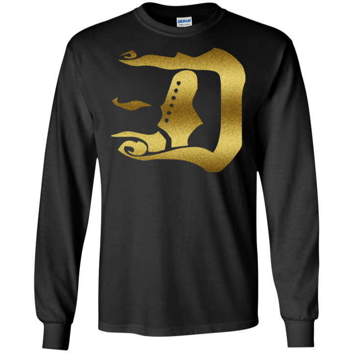 Guitar Top D Gold LS T-Shirt