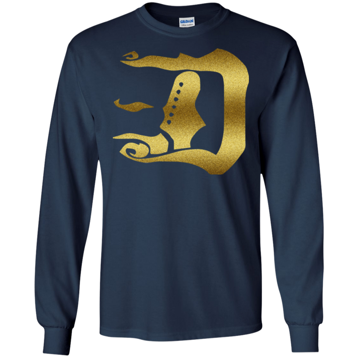 Guitar Top D Gold LS T-Shirt