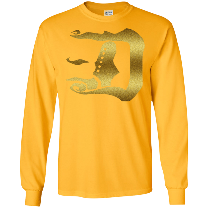 Guitar Top D Gold LS T-Shirt