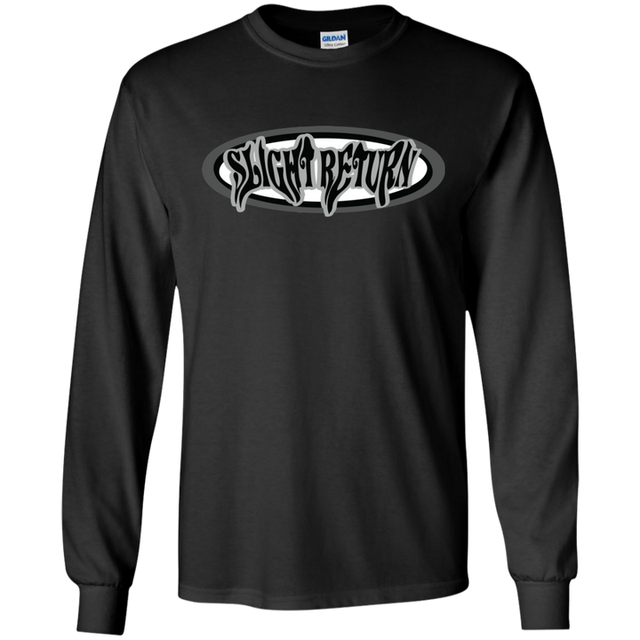 Slight Return Oval Silver Black LS T-Shirt