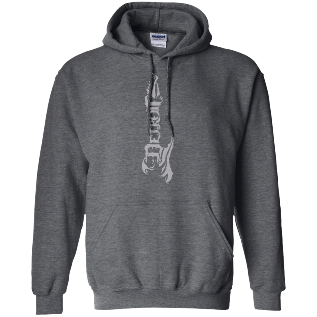 Detroit Guitar Silver Vertical Hoodie