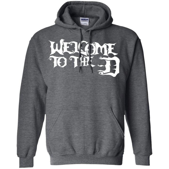 Welcome to the D White Hoodie