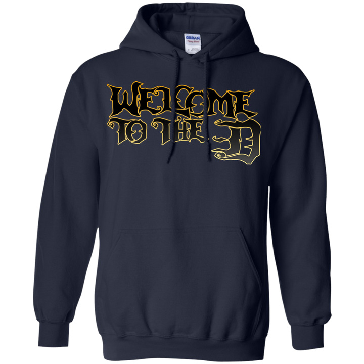 Welcome to the D Black Outlined Hoodie