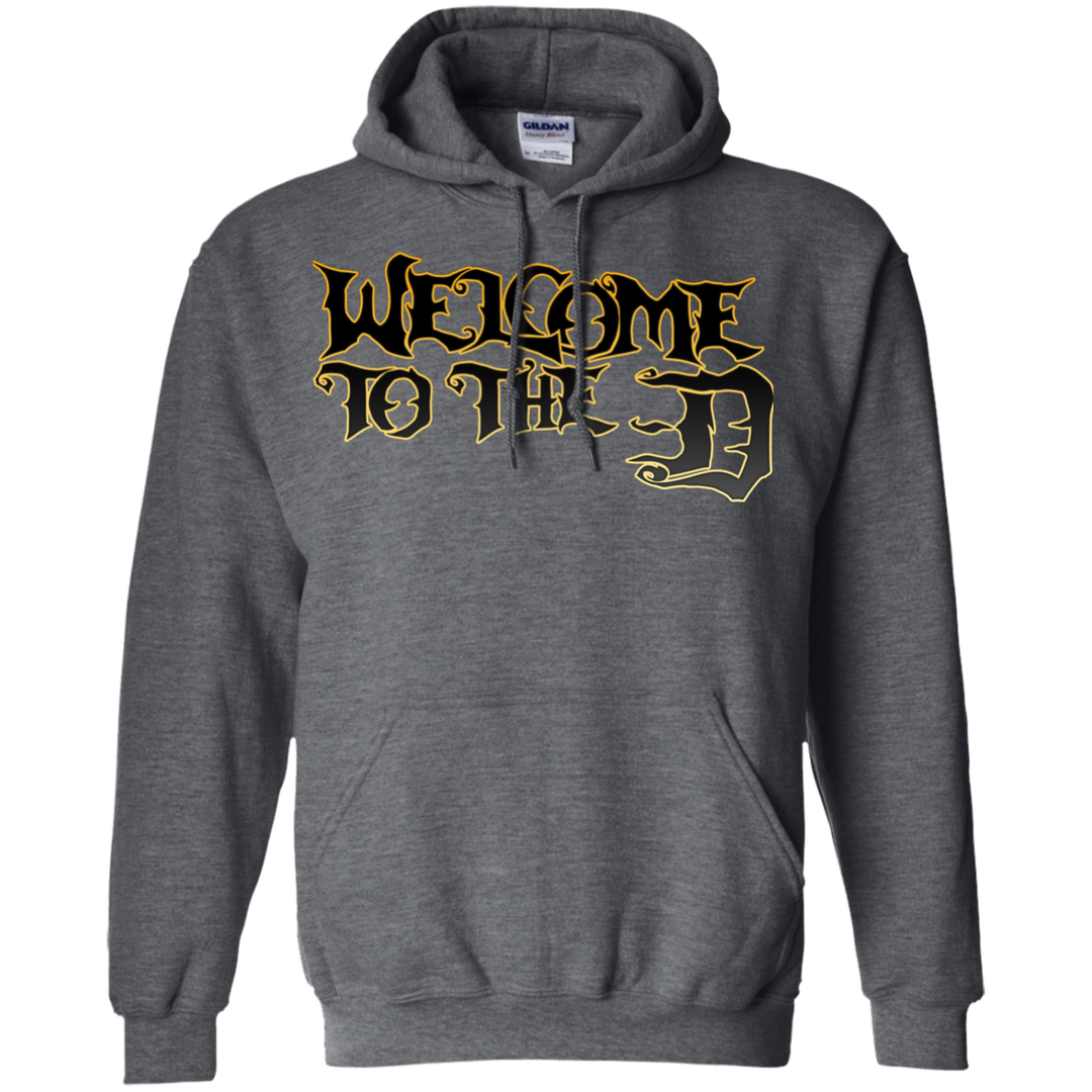 Welcome to the D Black Outlined Hoodie