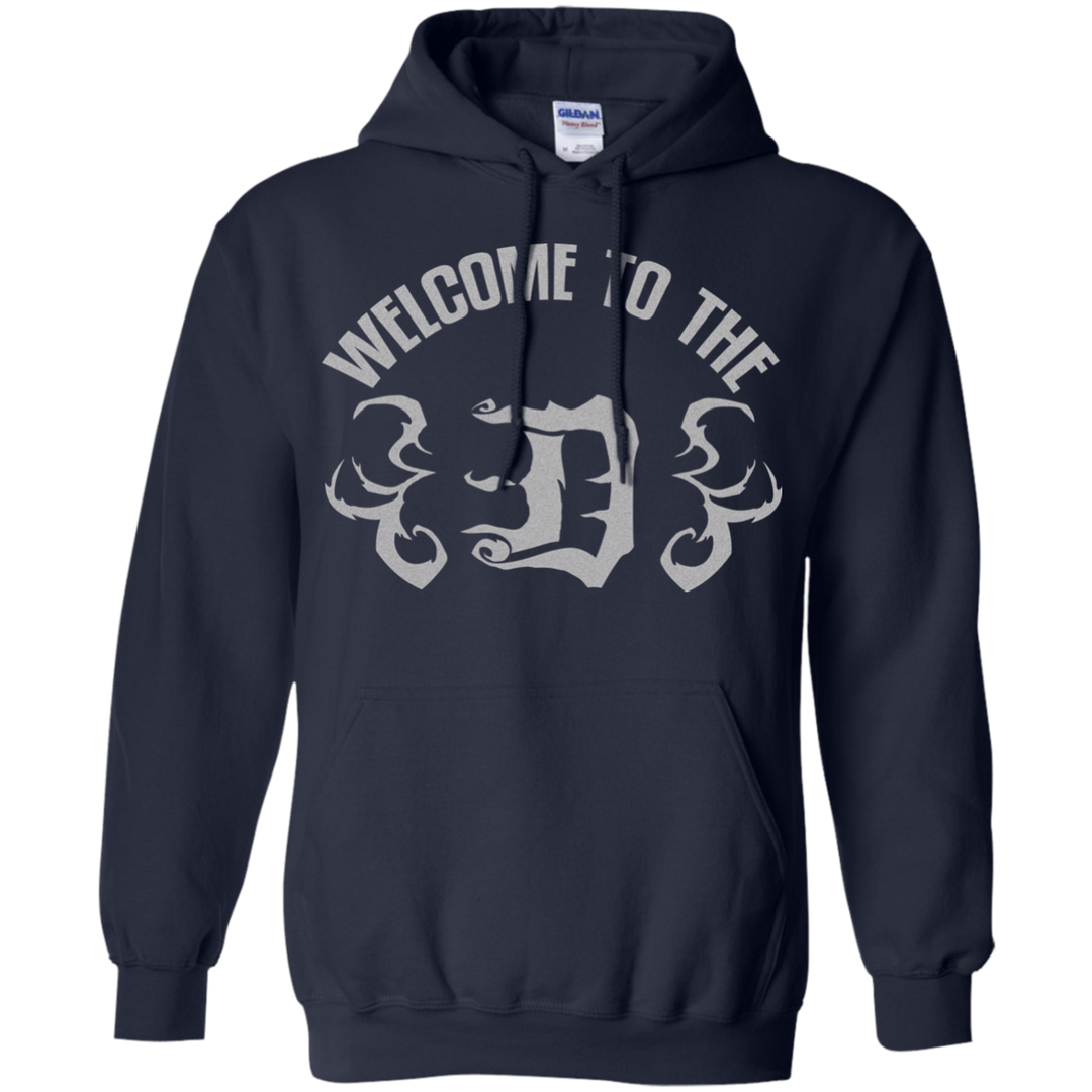 Welcome to the D Flames Silver Hoodie