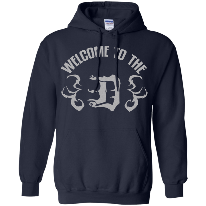 Welcome to the D Flames Silver Hoodie