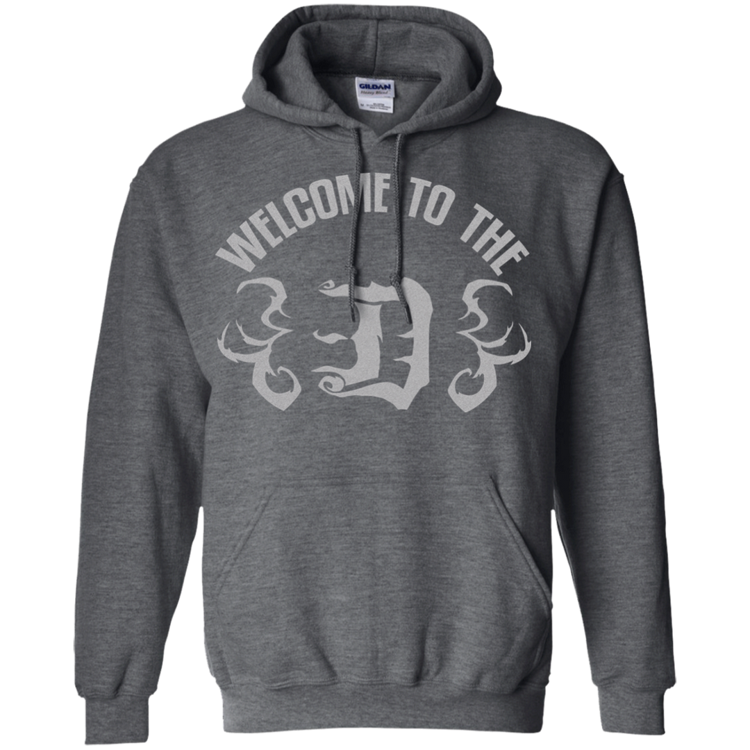 Welcome to the D Flames Silver Hoodie