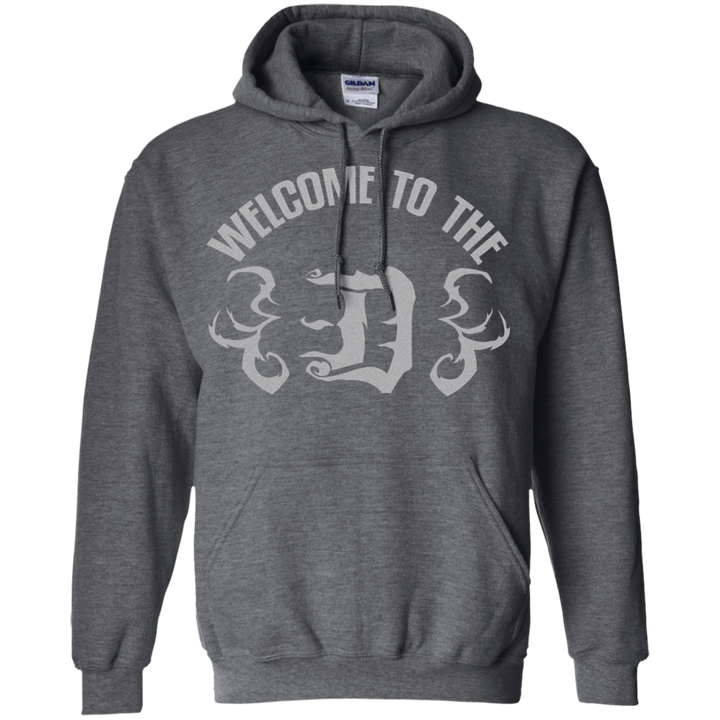 Welcome to the D Flames Silver Hoodie