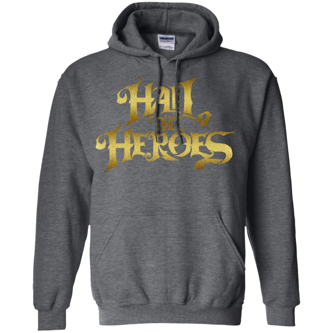 Hail the Heroes Stacked Gold Hoodie